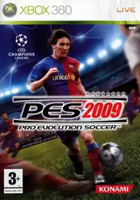 Pro Evolution Soccer 2009 (USA) box cover front